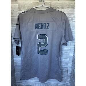 Nike On Field Indianapolis Colts Carson Wentz #2 Men's Gray Jersey Large NEW